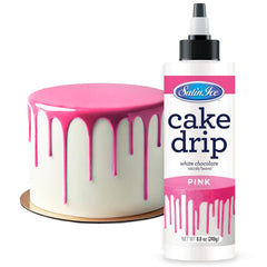Satin Ice front packaging showing bottle and bright pink drip color benefit