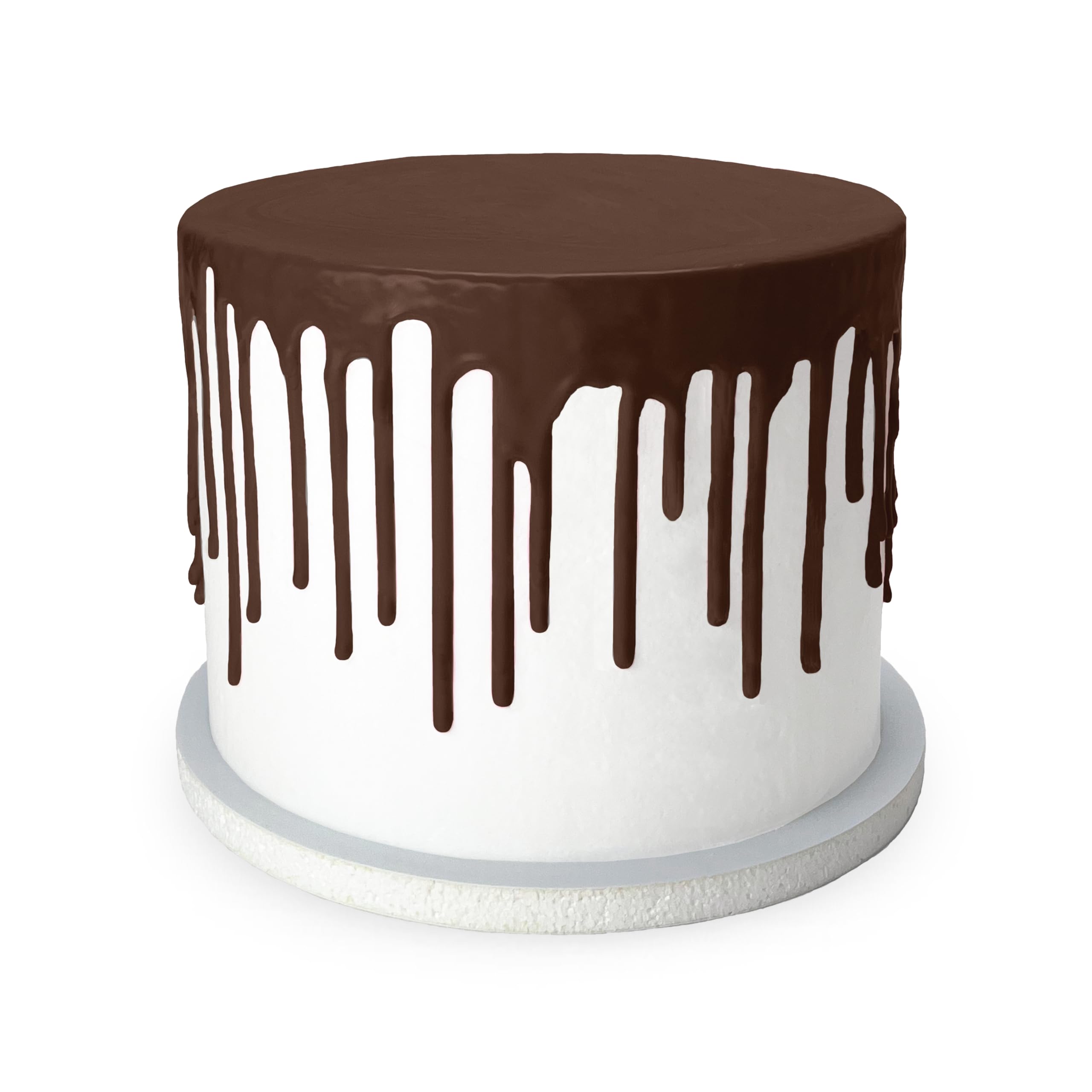 Satin Ice being poured for a smooth chocolate drip with easy application benefit
