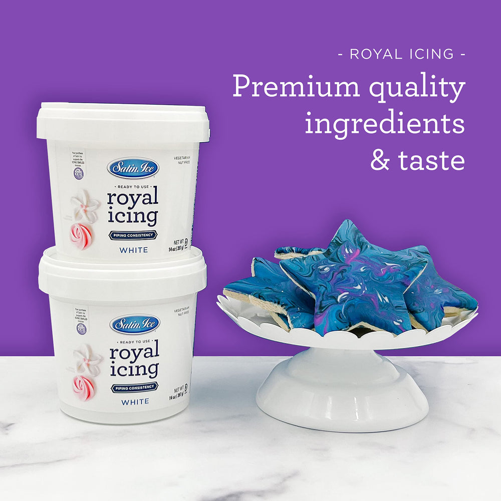 Satin Ice next to ruler showing 14oz scale and ready-to-use convenience
