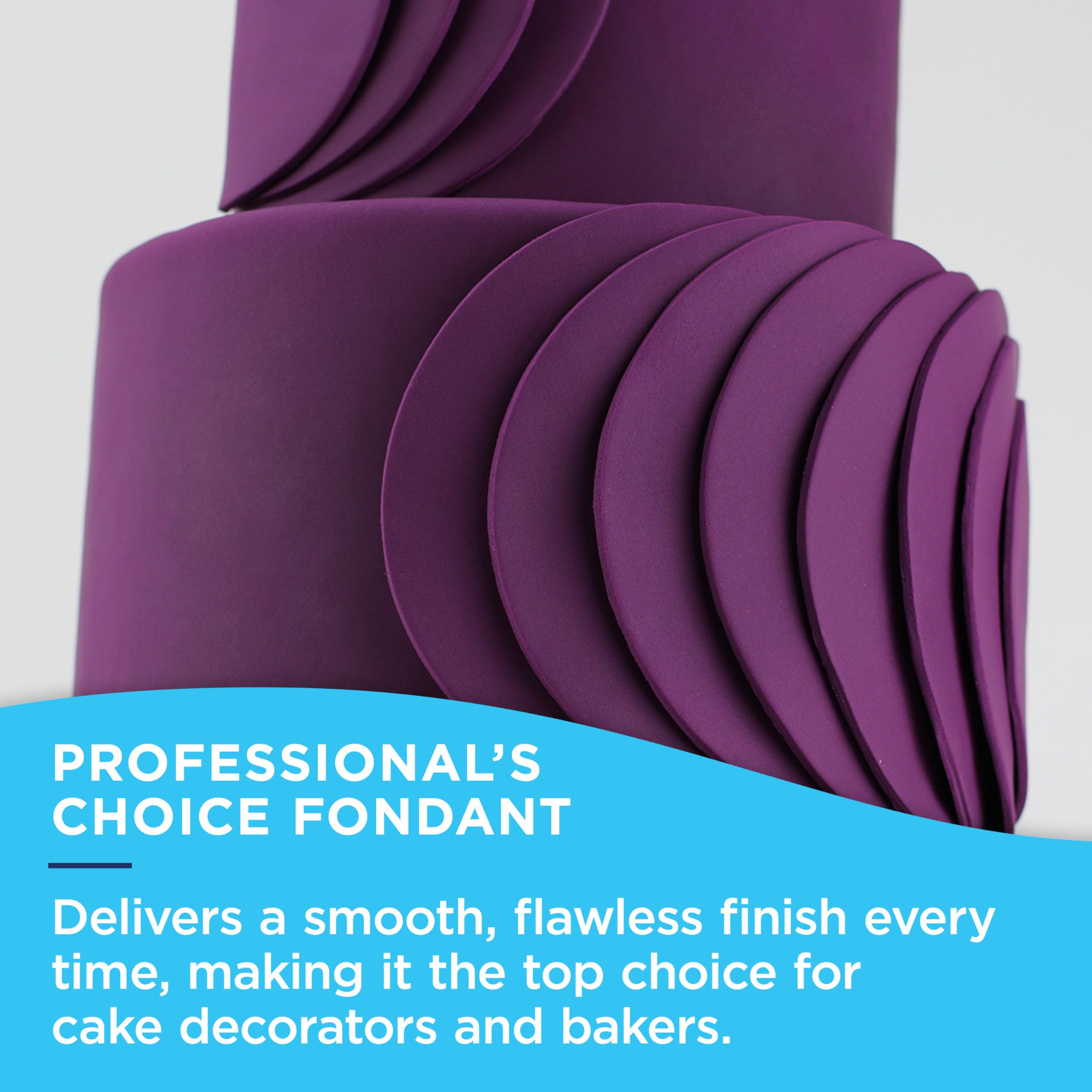 Satin Ice fondant cut floral shapes demonstrating clean edge holding