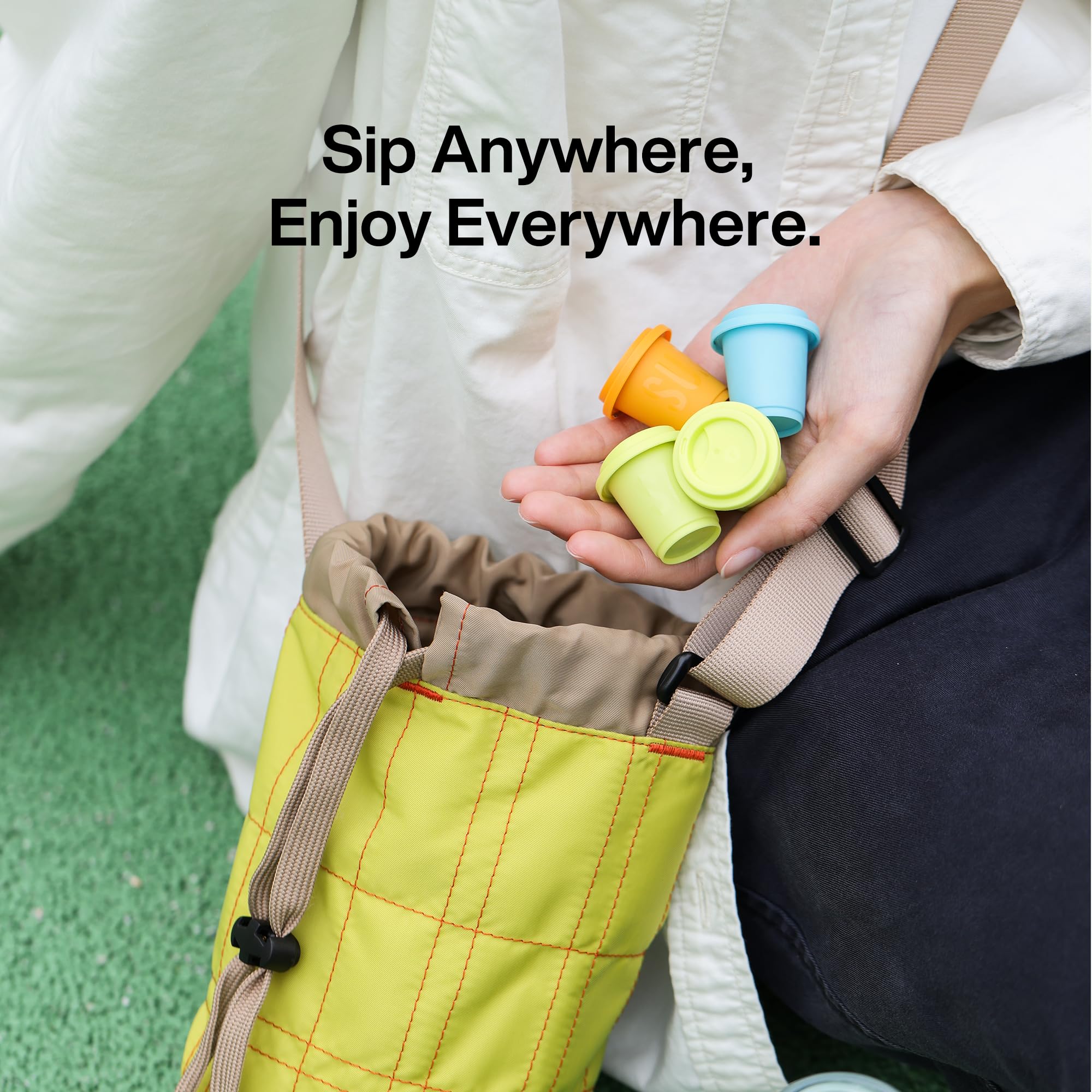 Saturnbird roasted Arabica beans next to pod emphasizing specialty quality