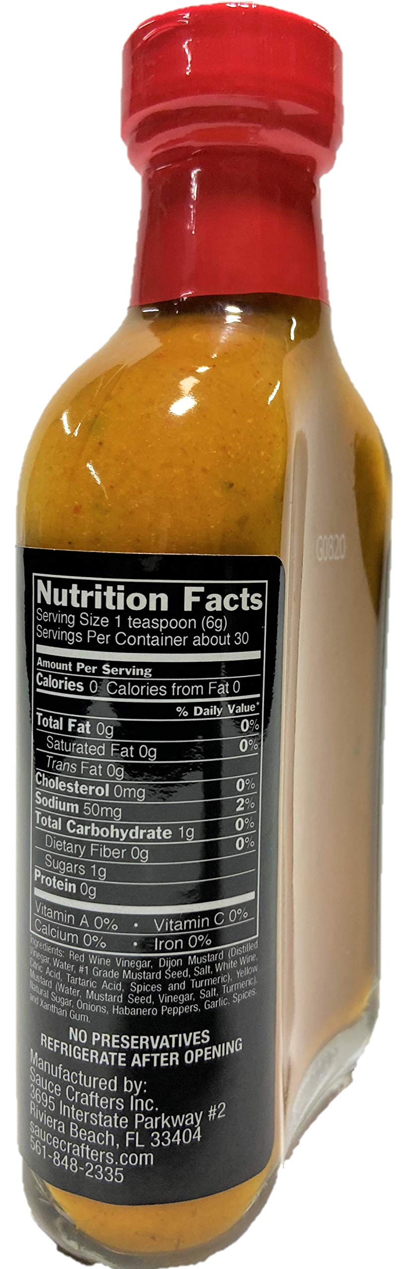 Sauce Crafters Colon Cleaner close-up of sauce texture, showcasing mustard consistency and vibrant color