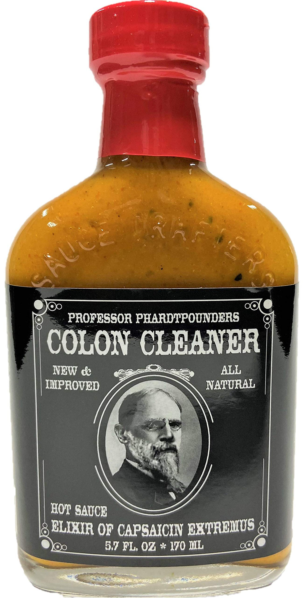 Sauce Crafters Colon Cleaner front packaging showing label and flask bottle, enticing presentation