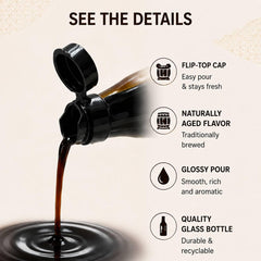 Sauce Grandmaster dark sauce close-up highlighting glossy finish benefit