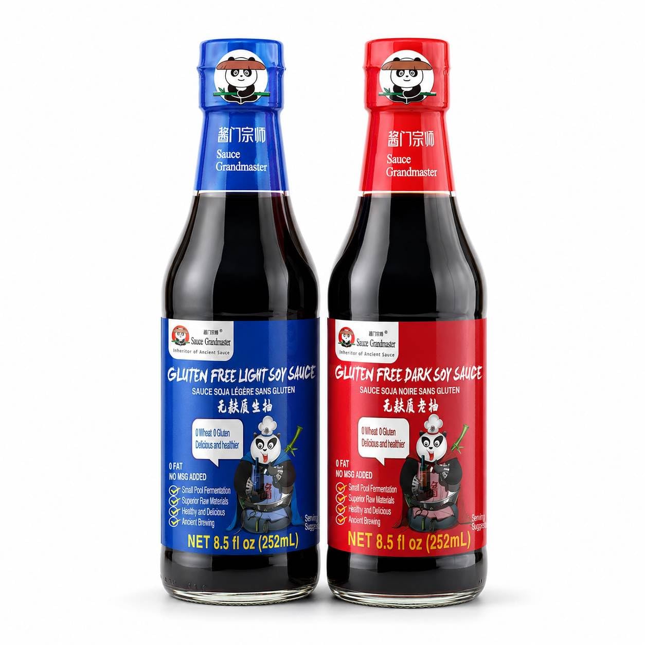 Sauce Grandmaster light bottle front showing bright seasoning benefit