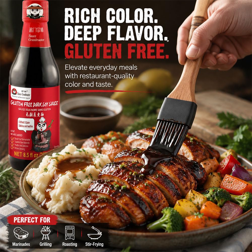 Sauce Grandmaster pouring close-up for precise glossy glaze control