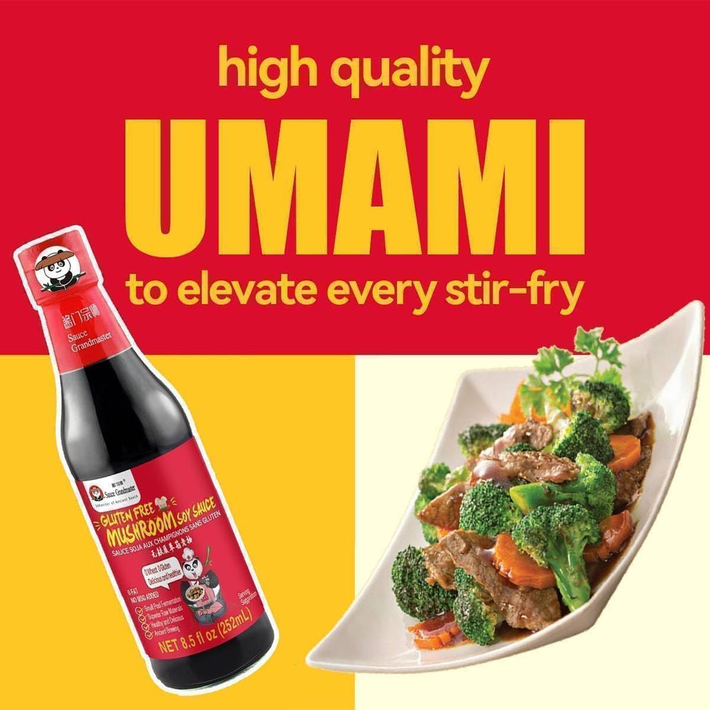 Sauce Grandmaster used in a stir-fry for even coating and enhanced savory flavor