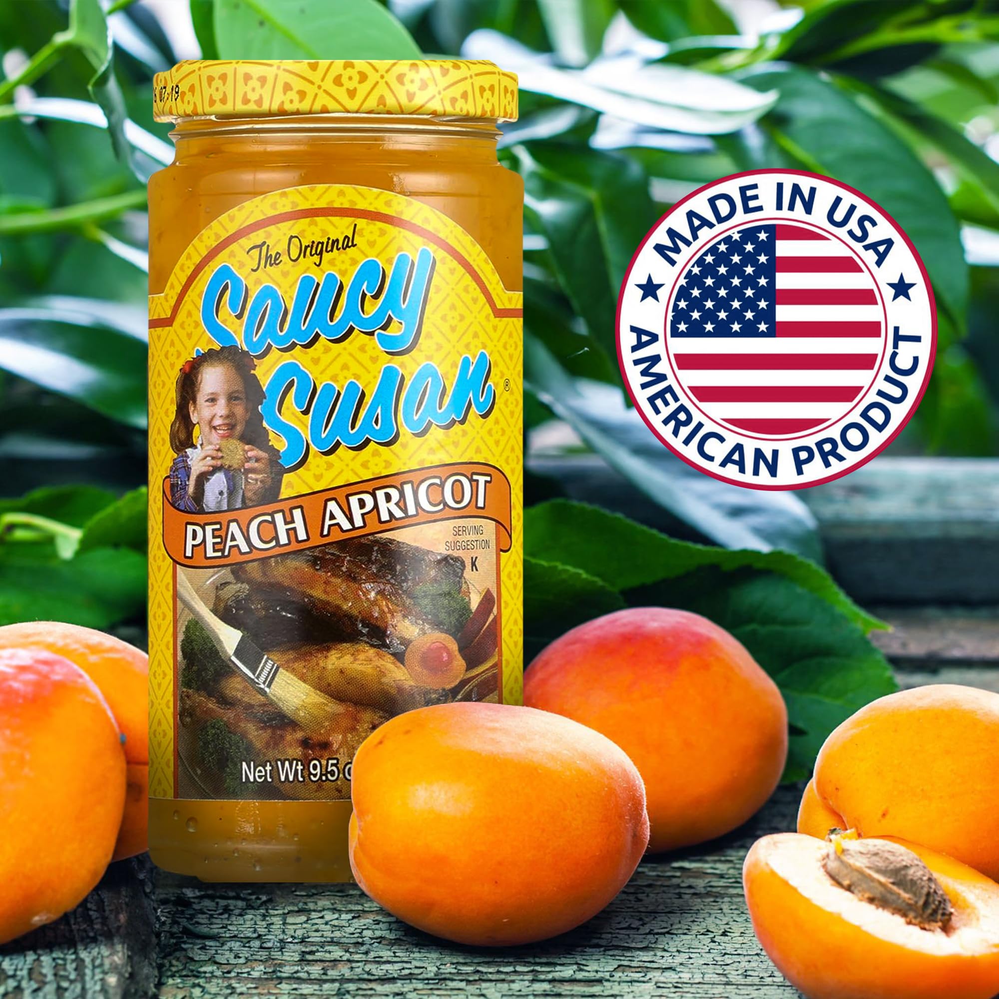 Saucy Susan sauce drizzled over grilled chicken illustrating quick flavor boost for meals