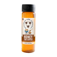 Savannah Bee Company jar front view showing clean packaging and coffee-friendly honey