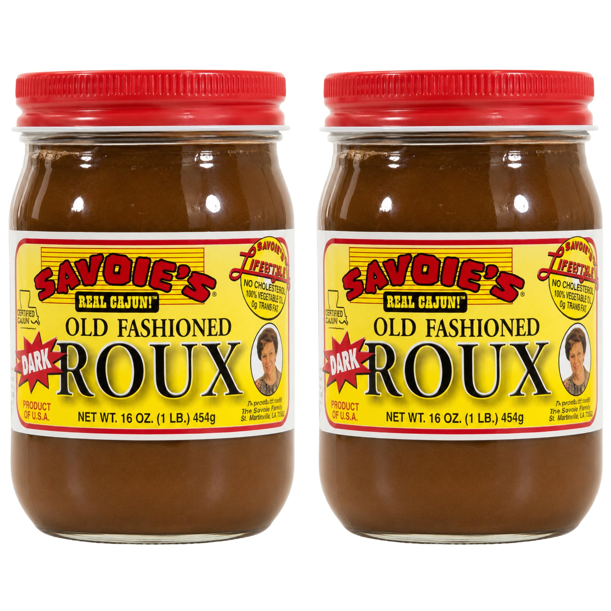 Savoie's front packaging showing two jars and product name for pantry convenience