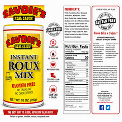 SAVOIE'S open jar close-up texture showing smooth instant roux benefits