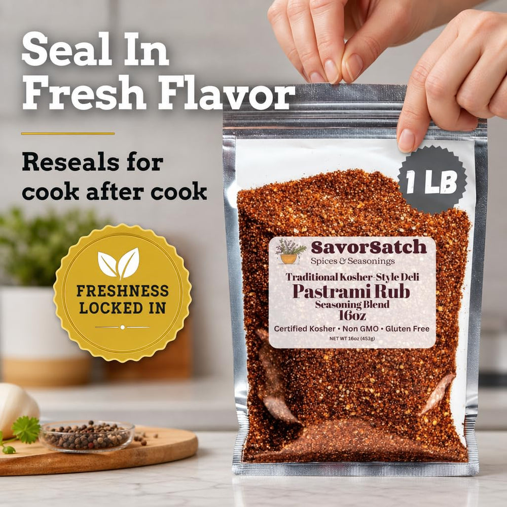 SavorSatch seasoned meats on a charcuterie platter for serving versatility