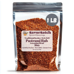 SavorSatch front pouch showing branding and resealable pack for freshness