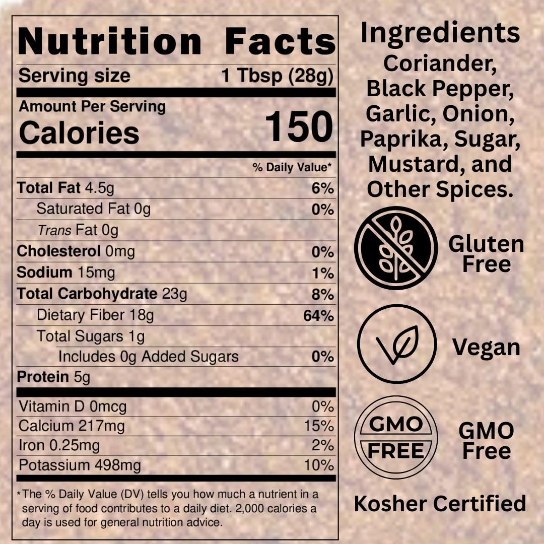 SavorSatch label detail showing kosher and gluten‑free certifications