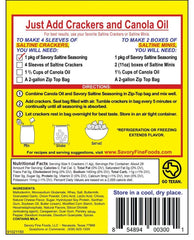 Savory Fine Foods single 1.4 oz packet top-down view highlighting portability