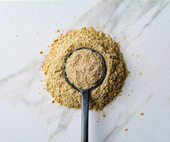 Savory Spice close-up of fine mushroom powder texture highlighting concentrated umami