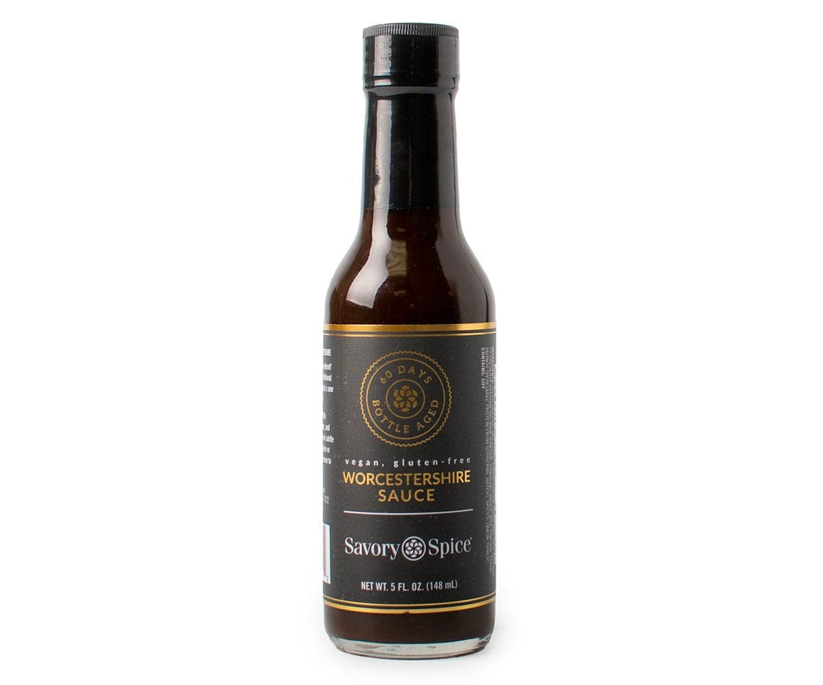 Savory Spice front label showing product identity and gluten-free benefit