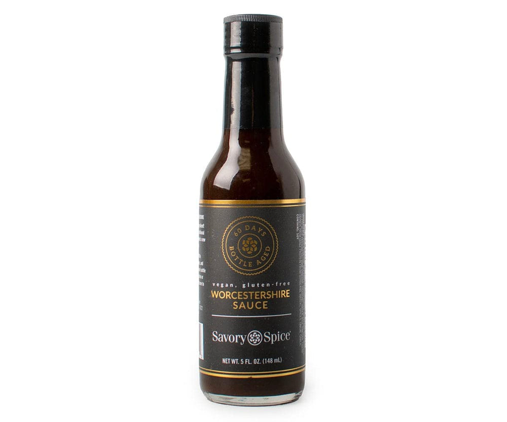 Savory Spice front label showing product identity and gluten-free benefit