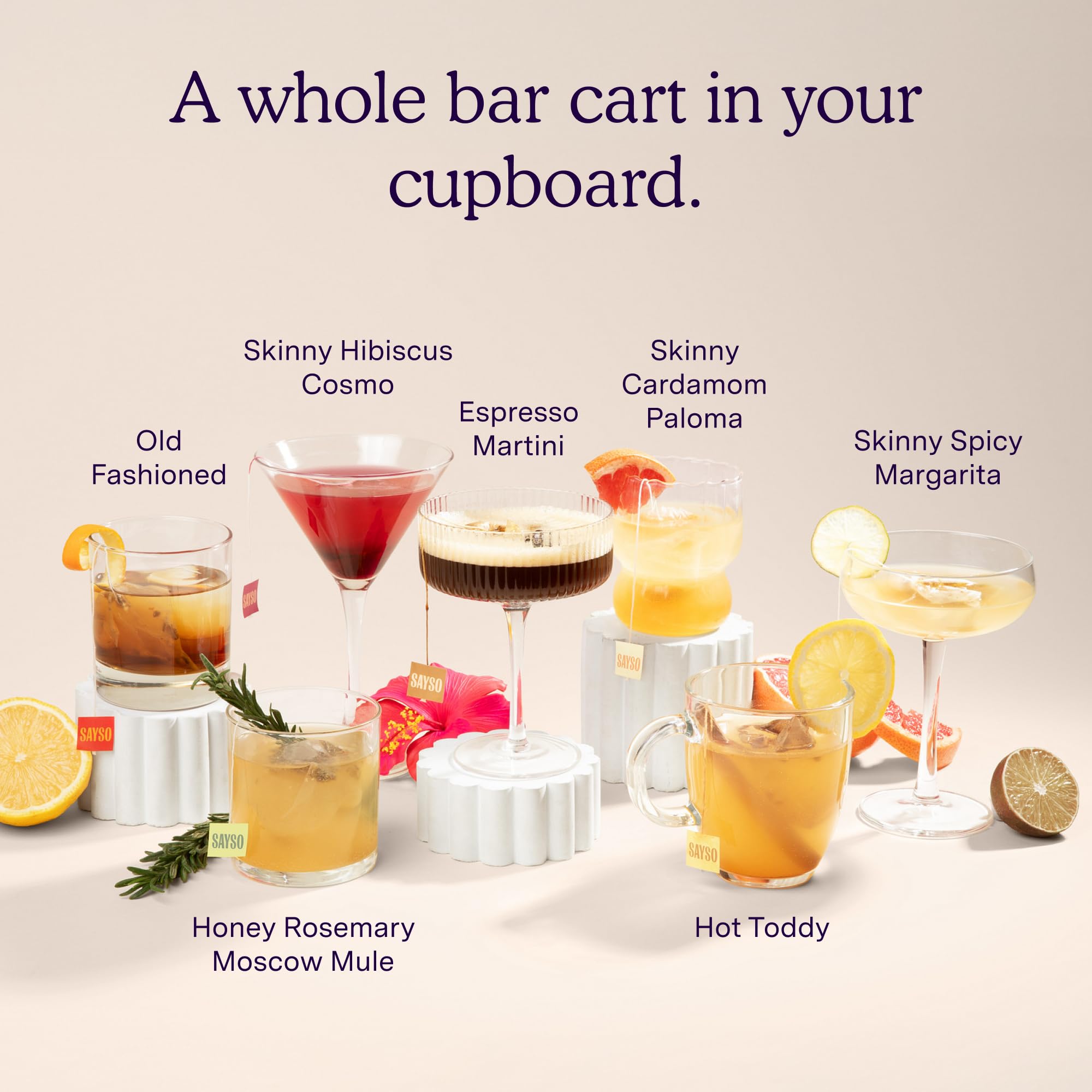 SAYSO lifestyle picnic setting illustrating portable cocktail convenience