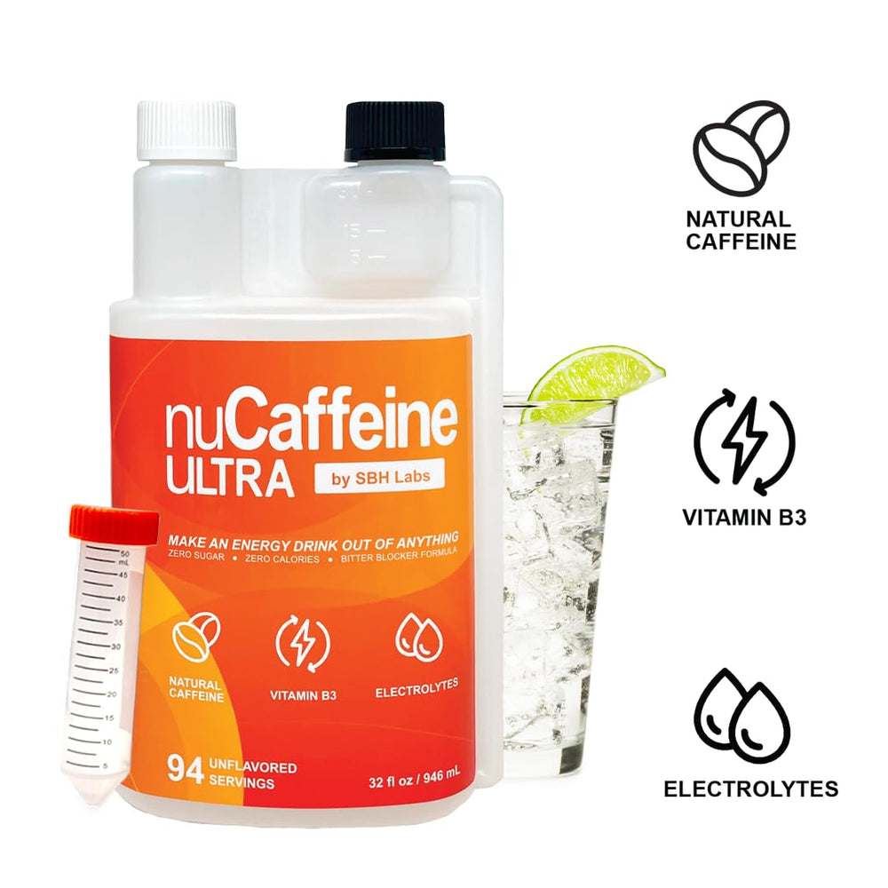 SBH Labs nuCaffeine Ultra portable to-go tube for measured doses