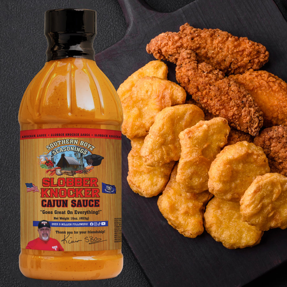 SBO Southern Boyz drizzled on grilled shrimp showcasing enhanced seafood flavor