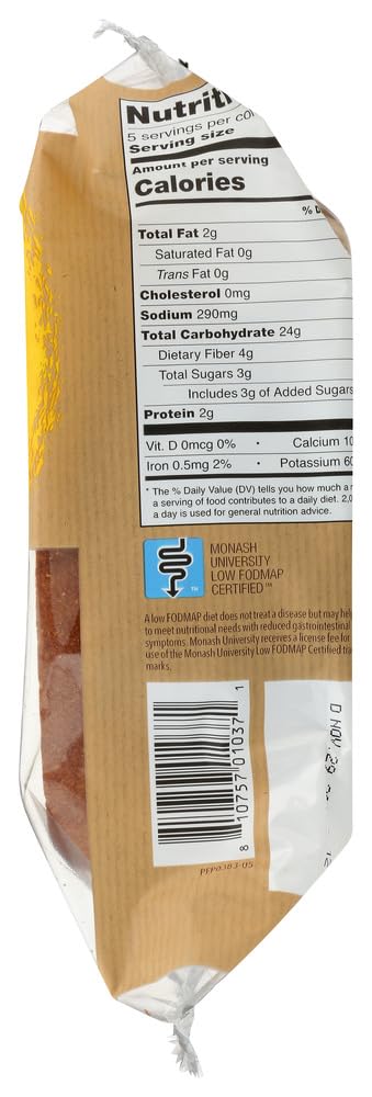 Schar loaf beside a ruler and sandwich, showing 8.5 oz size