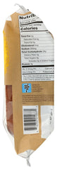 Schar loaf beside a ruler and sandwich, showing 8.5 oz size