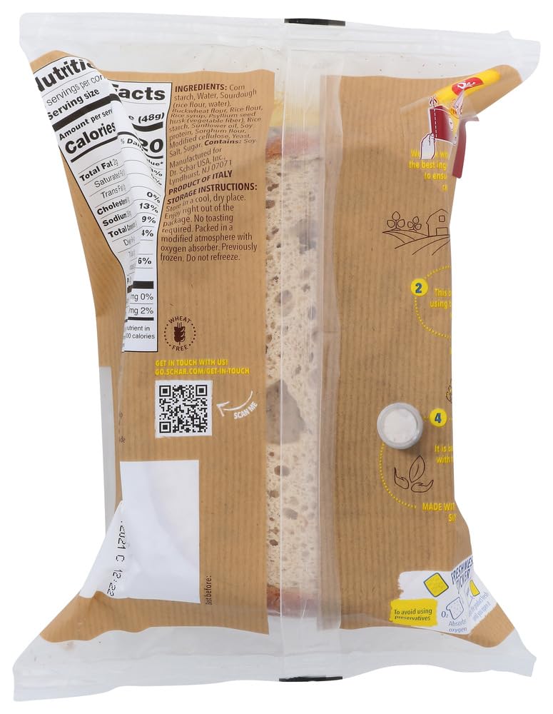 Schar sandwich made with loaf, showing sturdy slices holding fillings