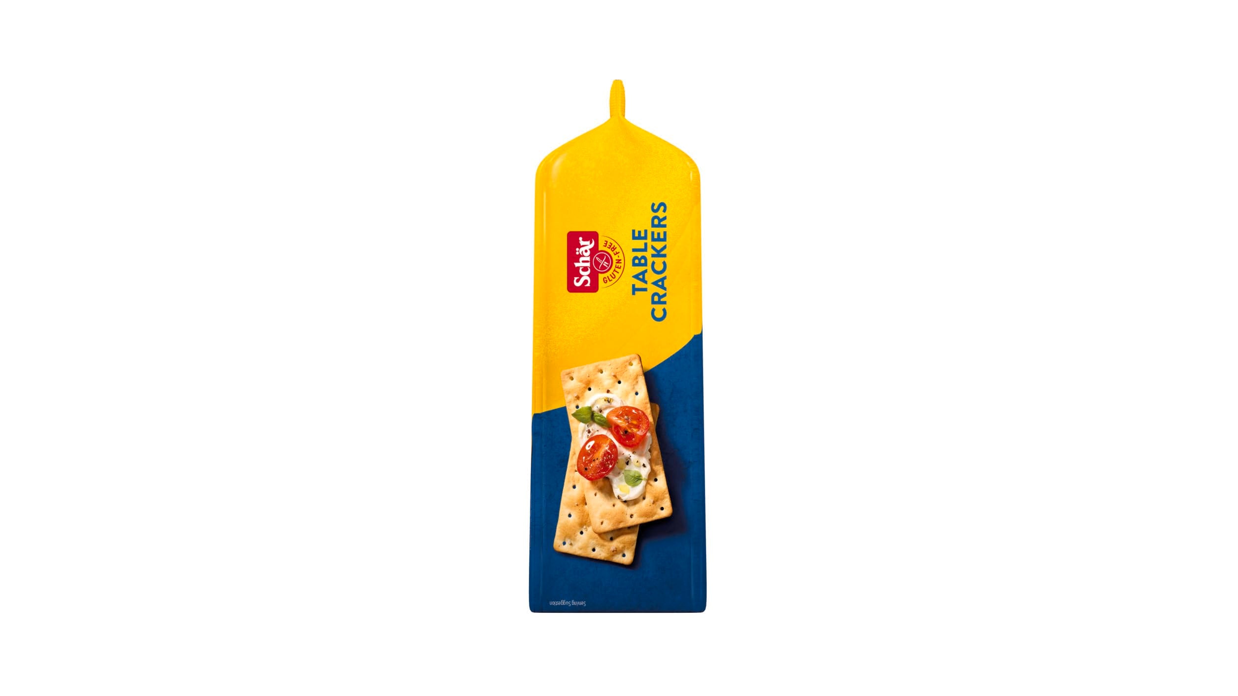 Schär opened portion packs displaying individual servings for grab-and-go convenience
