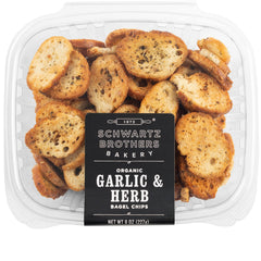 Schwartz Brothers front packaging showing product and organic badge for trustworthy snacking
