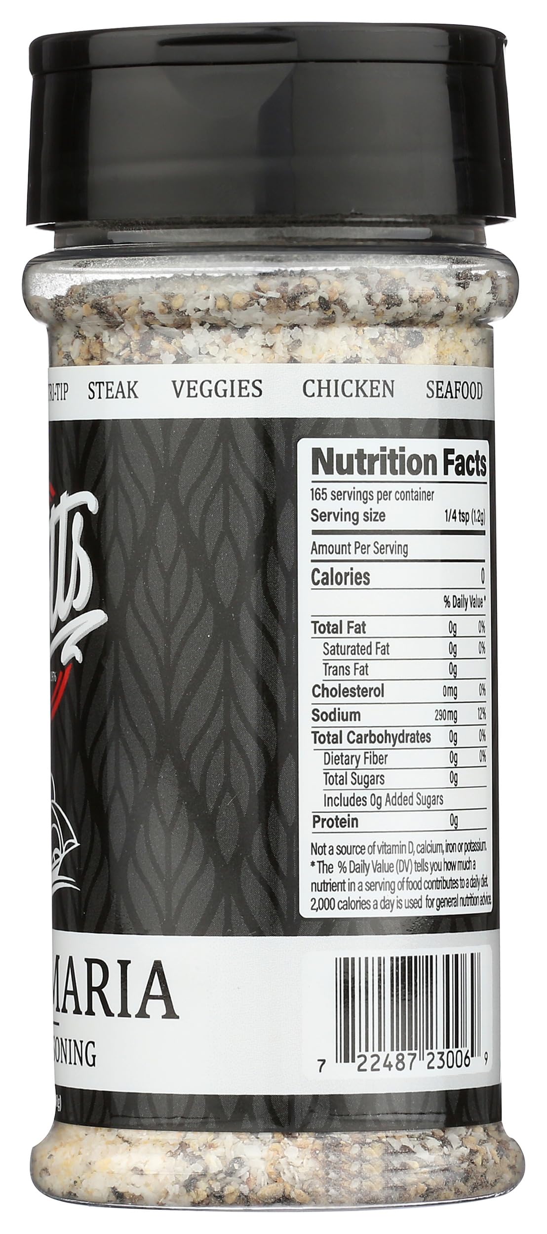 SCOTTS jar next to a soda can showing 7 oz size for portion clarity