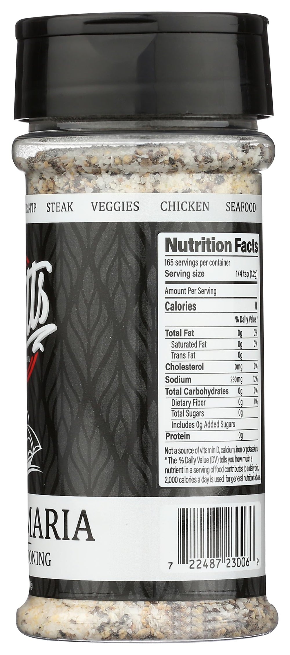 SCOTTS jar next to a soda can showing 7 oz size for portion clarity