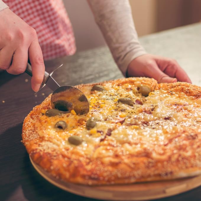 Scotty's Everyday crust baking in oven for even golden finish