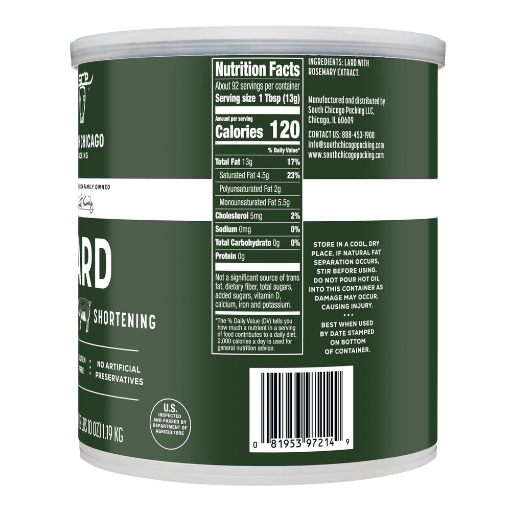 SCP South Chicago Packing spoon spreading lard showing creamy texture benefit