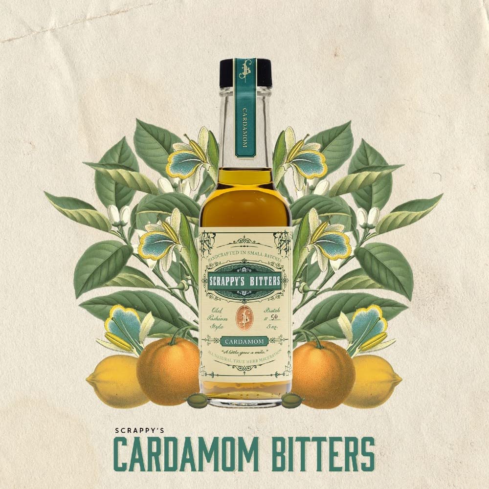 Scrappy's close-up of cardamom spice texture highlighting natural ingredients and aroma