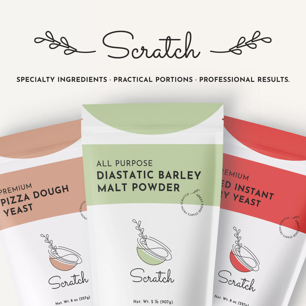 Scratch 2 lb bag on kitchen counter highlighting bulk size for frequent bakers
