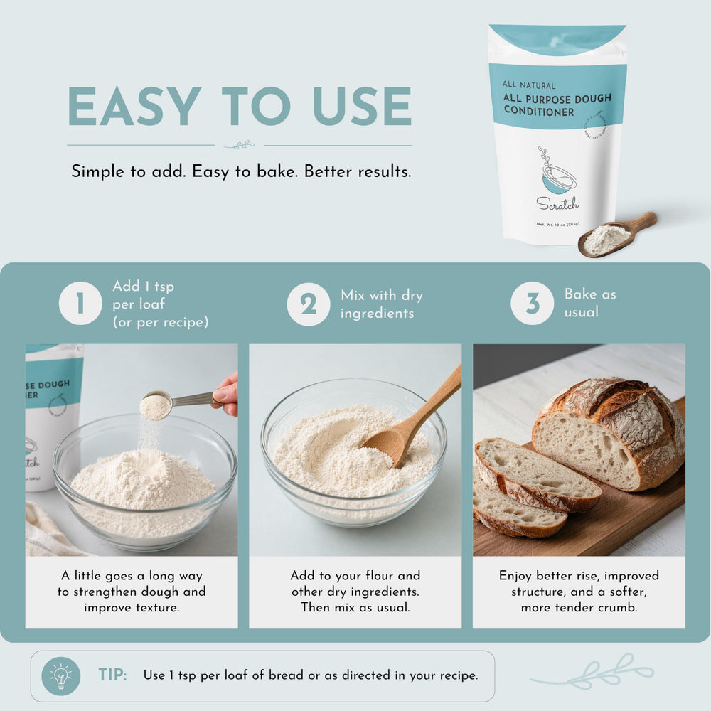 Scratch mixing dough in bowl for easier handling and elasticity