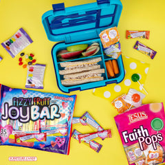 Scripture Candy assorted fruit flavors visible for kid-friendly variety