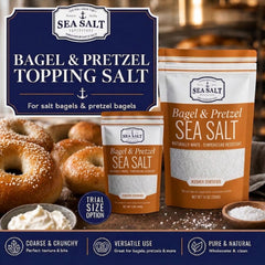 14 oz Sea Salt Superstore bag beside common objects to show scale and quantity