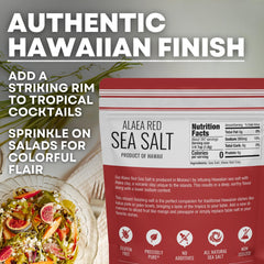 Sea Salt Superstore red salt rimming a margarita glass for presentation