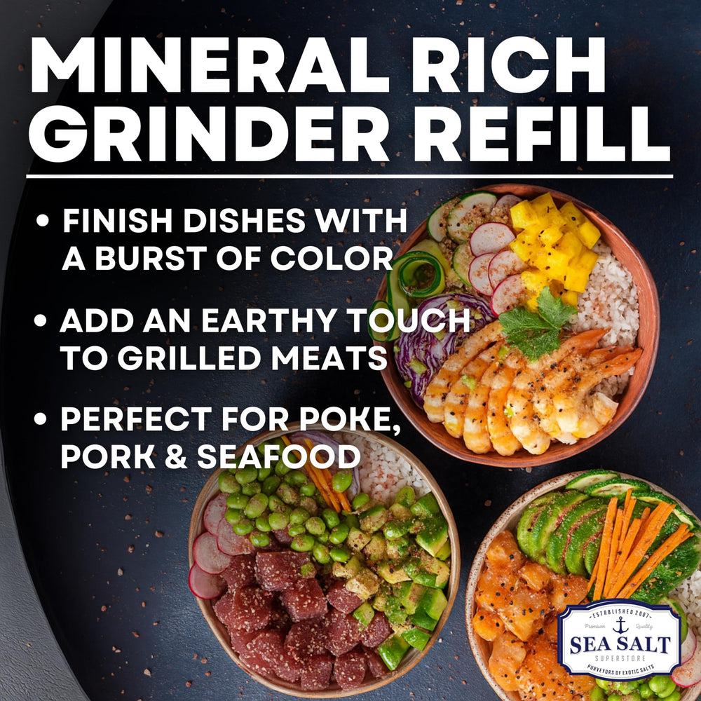 Sea Salt Superstore sprinkled on grilled steak for bold finish