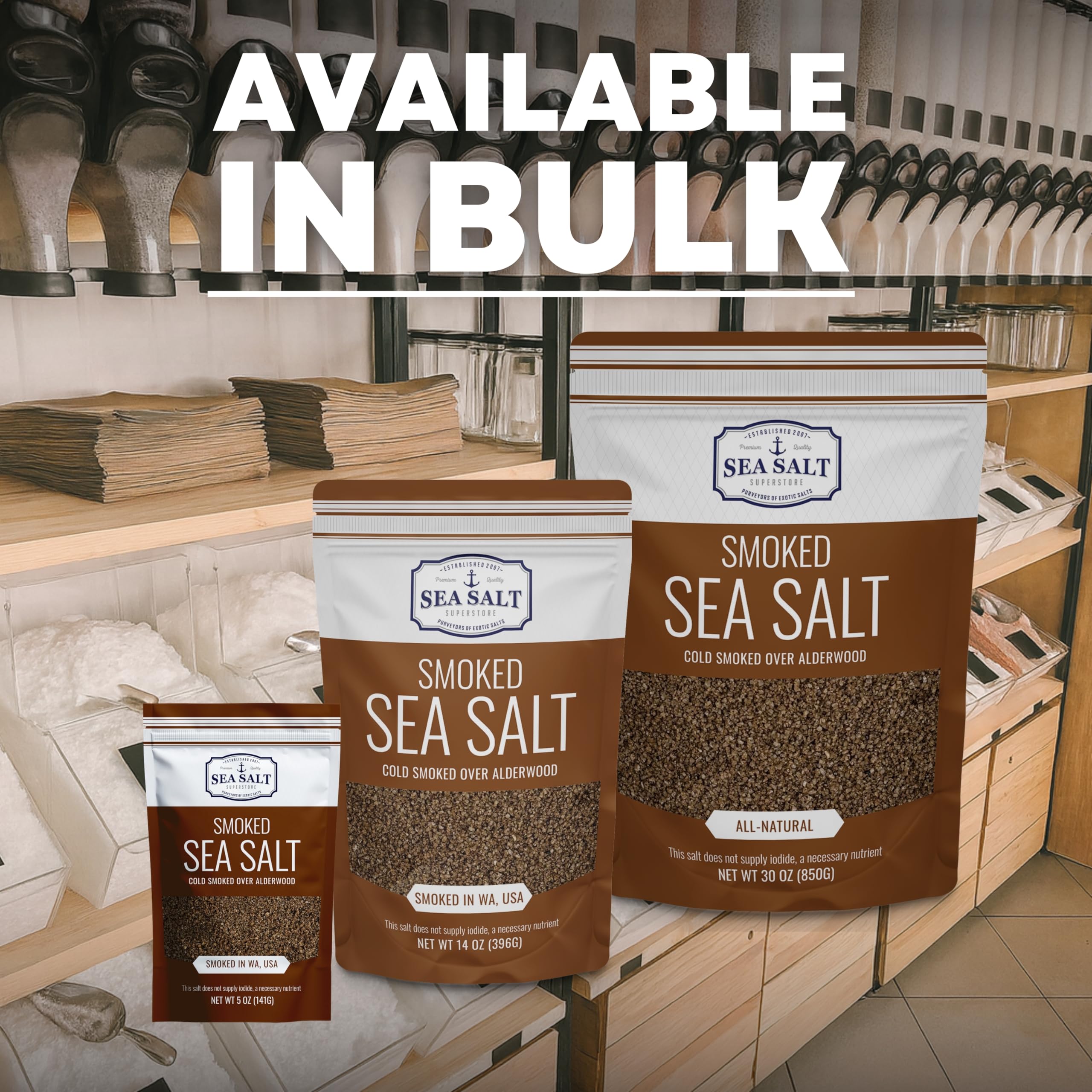 Sea Salt Superstore bowl of salt ready for use providing convenient bulk supply