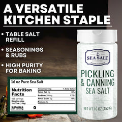 Sea Salt Superstore measured by tablespoon to show precise recipe scaling