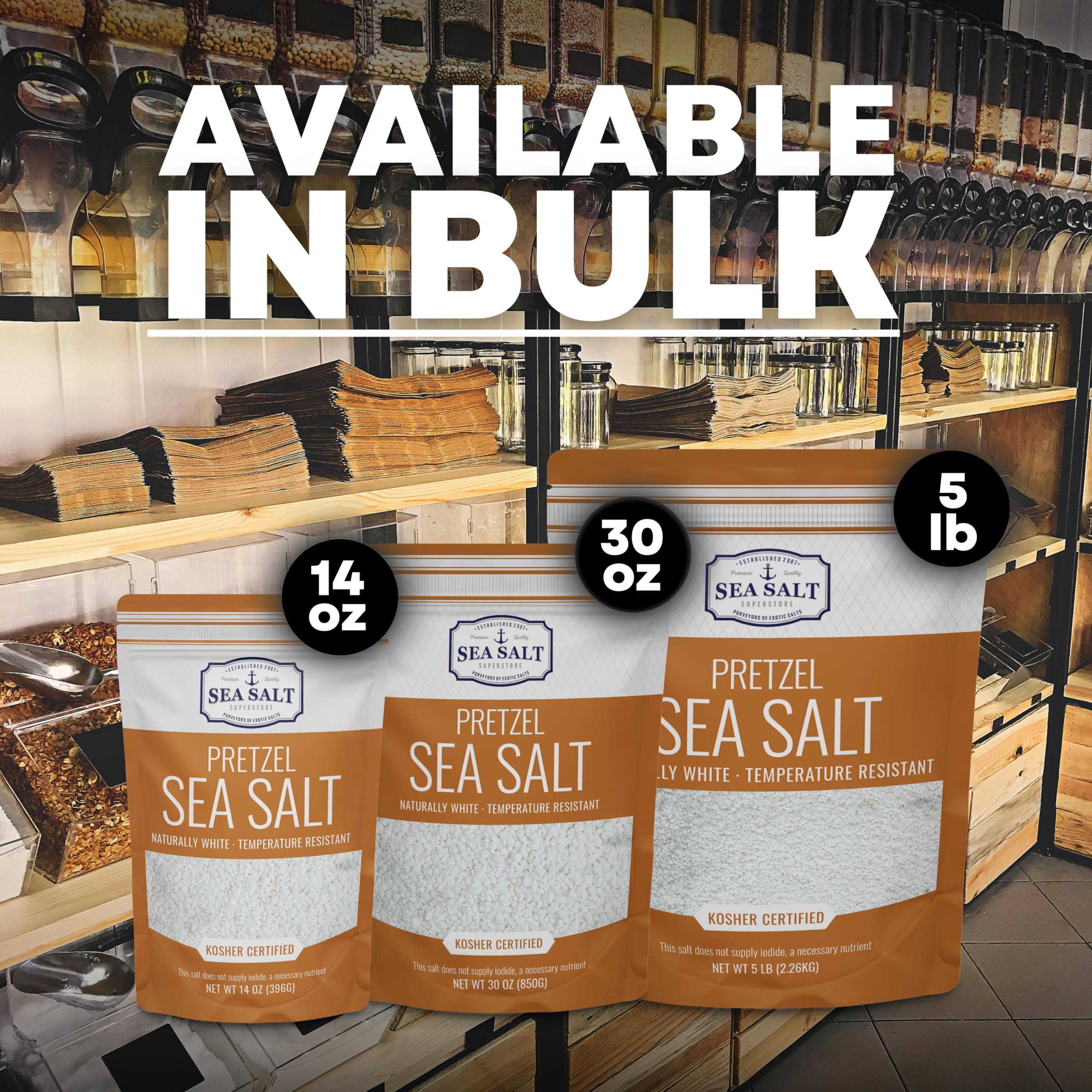Sea Salt Superstore open shaker showing convenient refill and use benefit