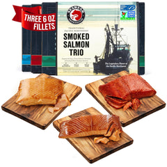 SeaBear front packaging showing the three-fillet gift box and premium presentation