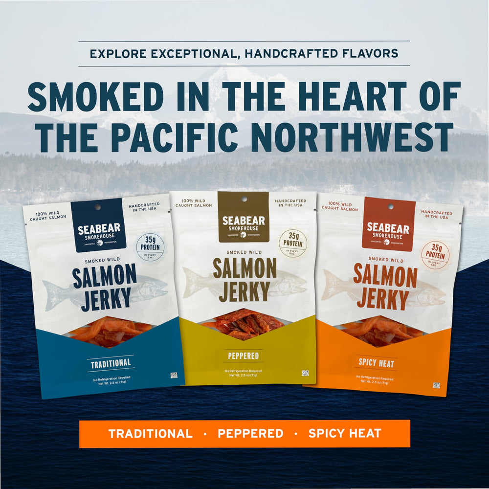 SeaBear two-pack held in hand showing portable size and grab-and-go use