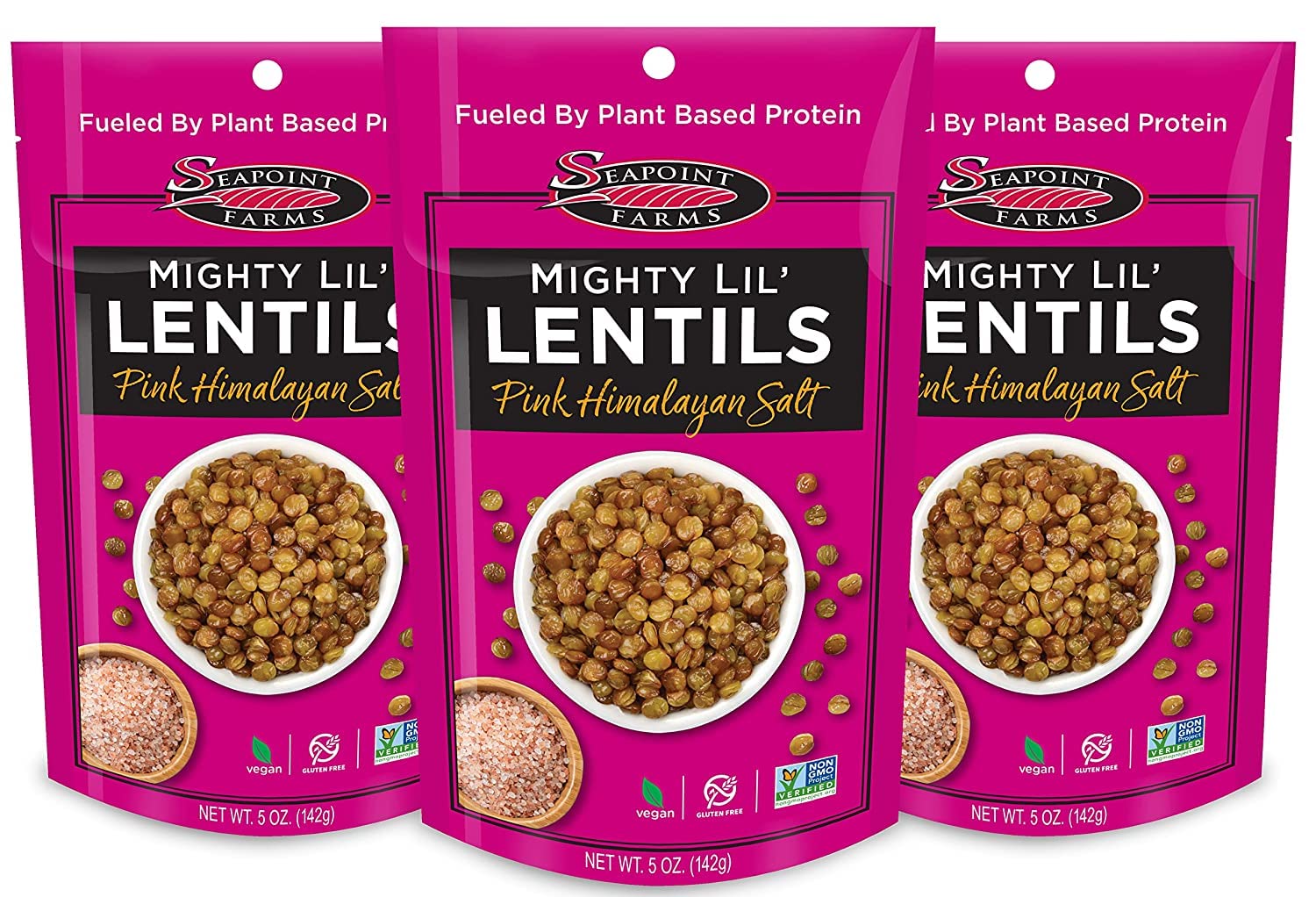 Seapoint Farms front package showing savory flavor and benefits