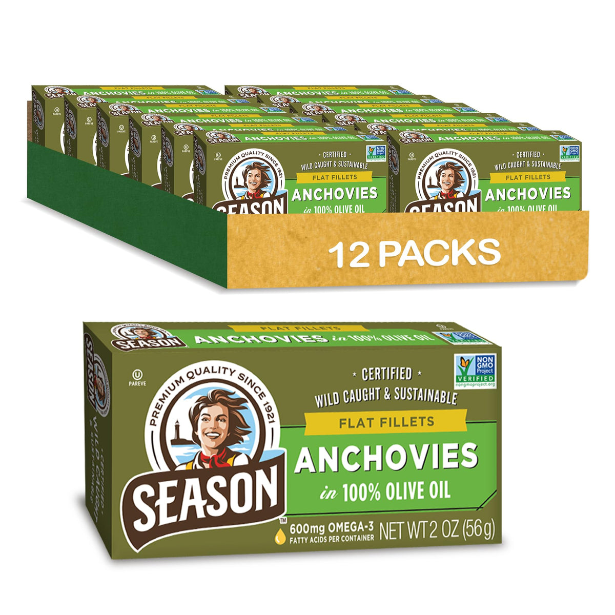 SEASON front can view showing label and compact 2 oz packaging benefit