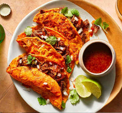 Seasoning Bombs birria blend close-up showing chile and spice mix for bold flavor