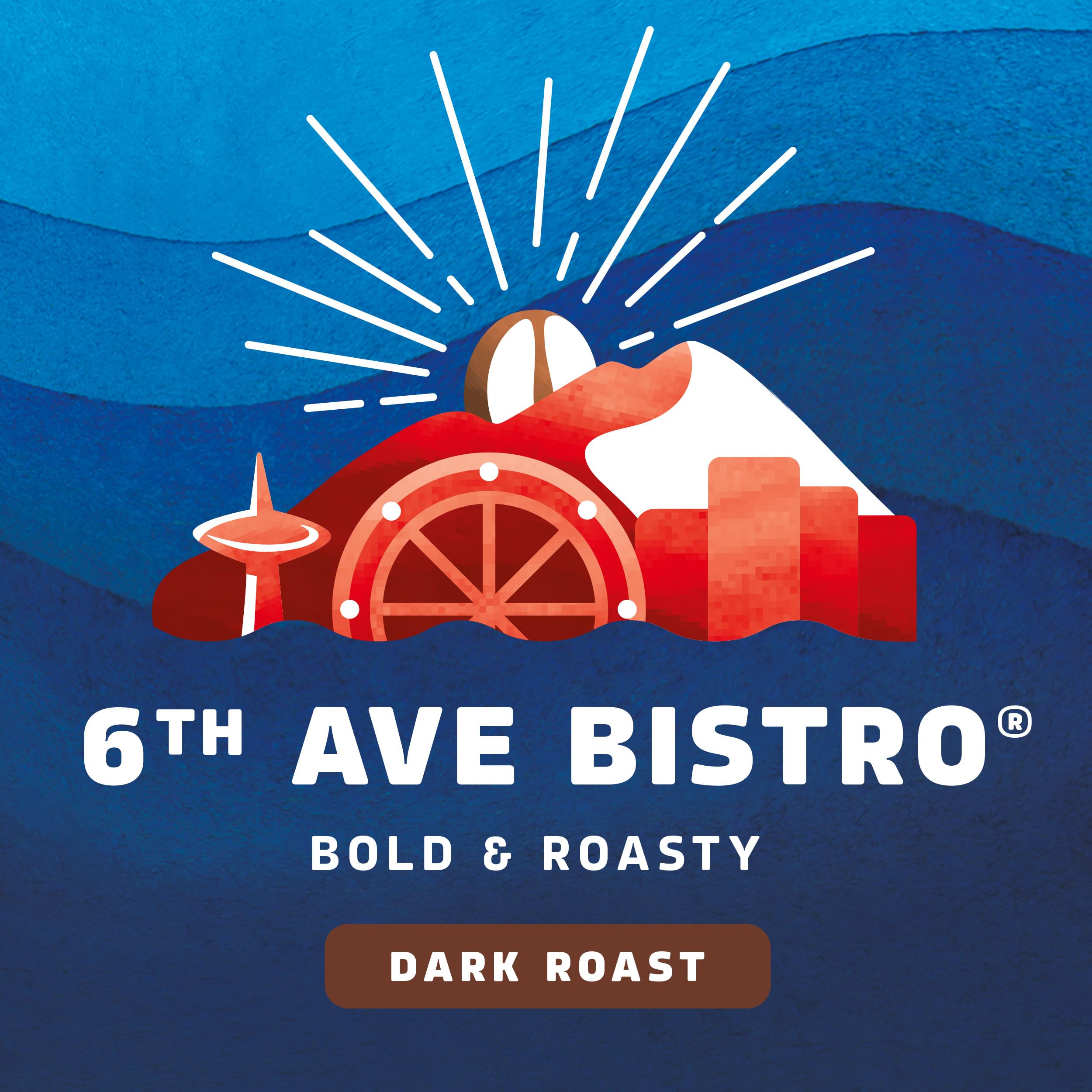 Seattle's Best box label and panel highlighting roast and sourcing benefit